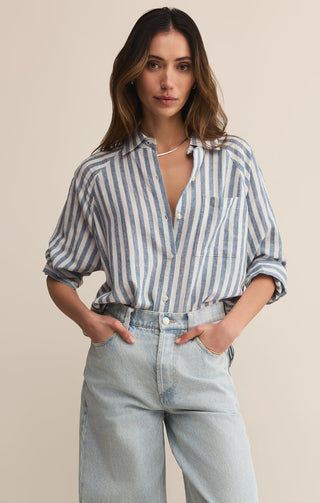 PERFECT LINEN TOP (BOATHOUSE) - Z SUPPLY
