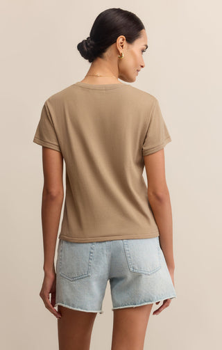 TOURIST KNIT JERSEY TEE (DESERT TAN) - Z SUPPLY