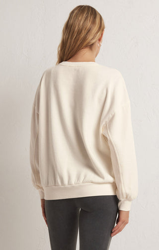 OVERSIZED OK! CREW SWEATSHIRT - Z SUPPLY