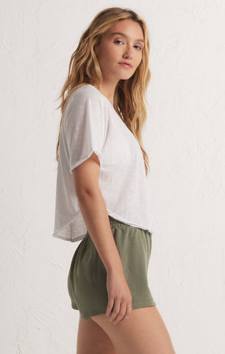 (MEDIUM) FREE FLOWING TEE (WHITE) - Z SUPPLY
