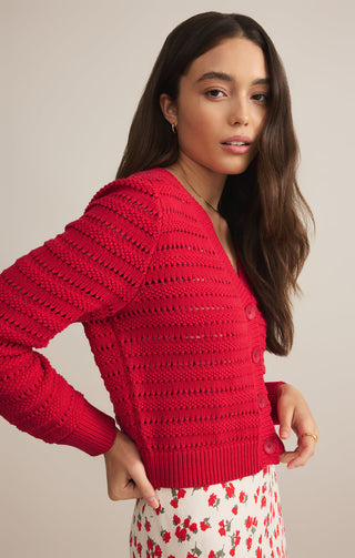 ROMANCE CARDIGAN (CHERRY) - Z SUPPLY