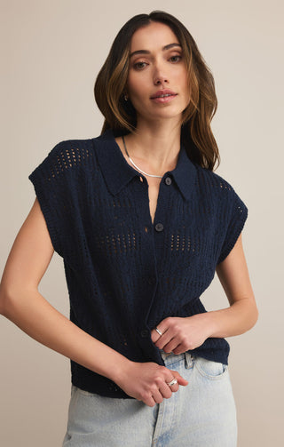 KINSLEY COTTON SWEATER TOP (ECLIPSE) - Z SUPPLY