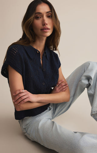 KINSLEY COTTON SWEATER TOP (ECLIPSE) - Z SUPPLY