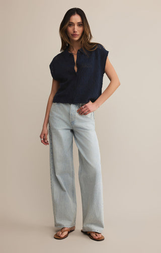 KINSLEY COTTON SWEATER TOP (ECLIPSE) - Z SUPPLY