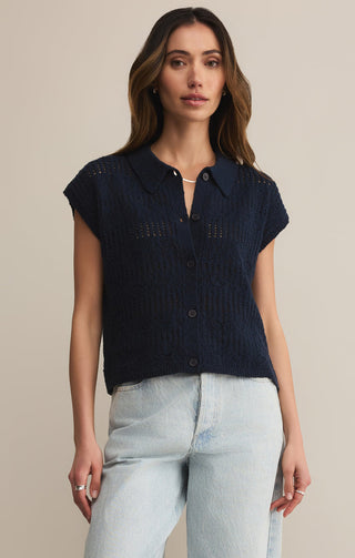 KINSLEY COTTON SWEATER TOP (ECLIPSE) - Z SUPPLY