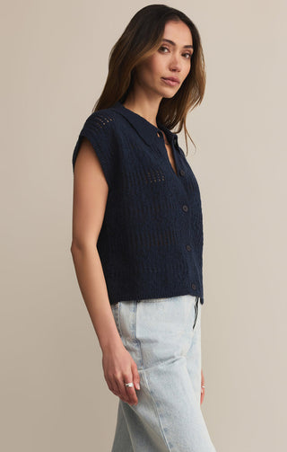 KINSLEY COTTON SWEATER TOP (ECLIPSE) - Z SUPPLY