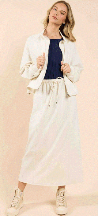 LONESTAR DRAWSTRING SKIRT - SADIE & SAGE