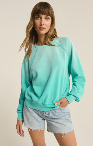 Washed Ashore Sweatshirt (CABANA GREEN) - Z SUPPLY