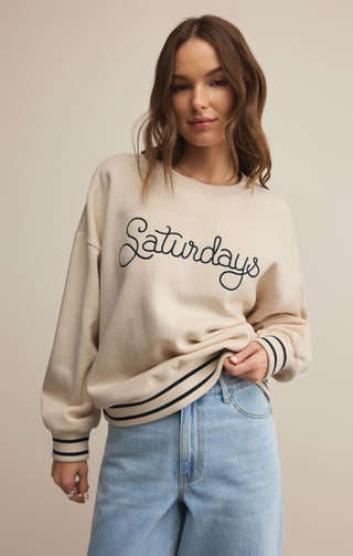 OVERSIZED SATURDAYS SWEATSHIRT - Z SUPPLY