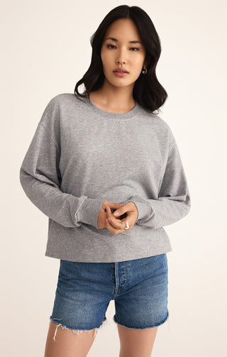 (XL) Ellis Sweatshirt (CLASSIC HEATHER) - Z SUPPLY