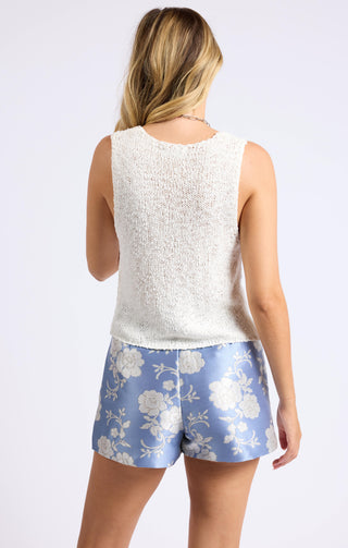 TRAVEL SLOW KNIT SWEATER (WHITE) -SAGE THE LABEL