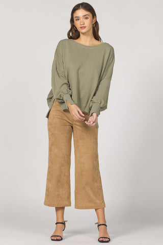 TRENTON CREW NECK OVERSIZED LONG SLEEVE