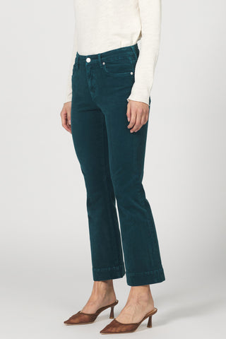 JEANNE FLARE PANT CORDUROY (DARK SEA)- DEAR JOHN