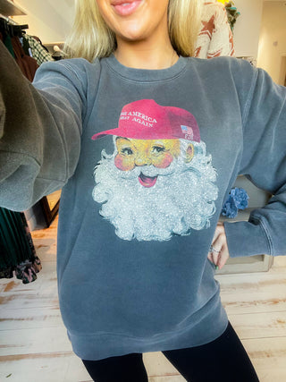 MAGA Santa (Charcoal) Sweatshirt