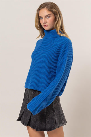 CROPPED (ROYAL BLUE) SWEATER