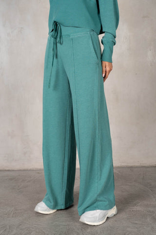 Terry Wide Leg Set (Slate Green)