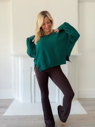 TRENTON CREW NECK OVERSIZED LONG SLEEVE