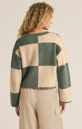 ROSI BLOCKED SWEATER (PALM GREEN) - Z SUPPLY