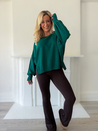 TRENTON CREW NECK OVERSIZED LONG SLEEVE