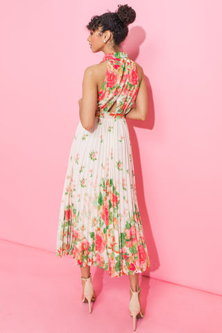 Spring Dream Printed Floral Midi