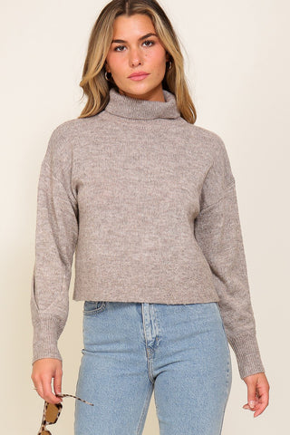 COZY DAYS ESSENTIALS SWEATER (HEATHER)