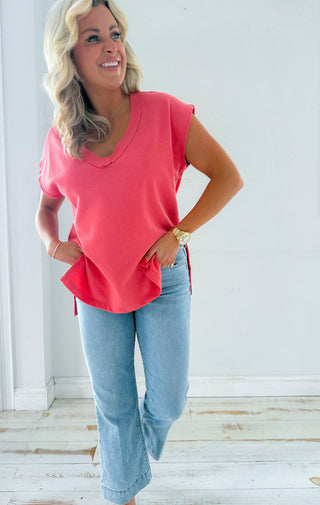 ON THE WEEKENDS TOP(PERSIMMON) - Z SUPPLY