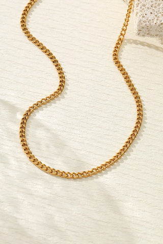 STAINLESS STEEL TARNISH FREE ALL CHAIN NECKLACES