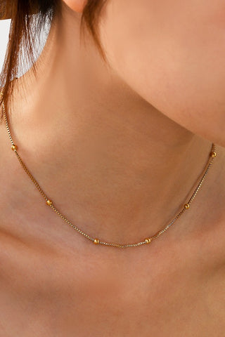 STAINLESS STEEL TARNISH FREE ALL CHAIN NECKLACES