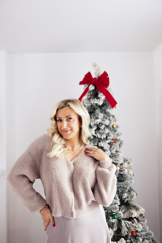 SADIRA FLUFFY CROP CARDIGAN (MOONLIGHT) - Z SUPPLY