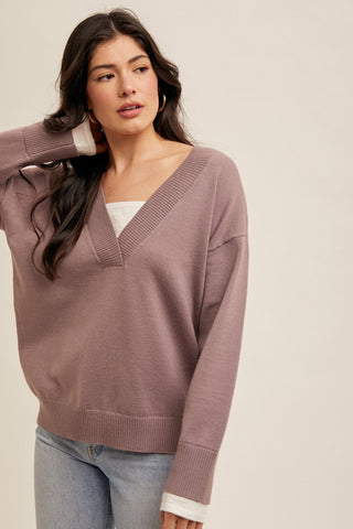 CABIN COZY MOCK NECK SWEATER