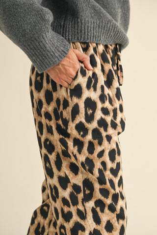 LEOPARD PRINT PANTS