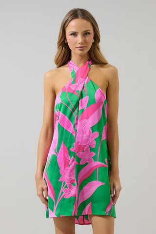 (LARGE + XL) Key Lime Crush Dress