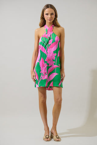 (LARGE + XL) Key Lime Crush Dress