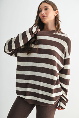 SOFTWAVE STRIPE SET (CHOCOLATE)