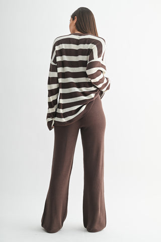 SOFTWAVE STRIPE SET (CHOCOLATE)