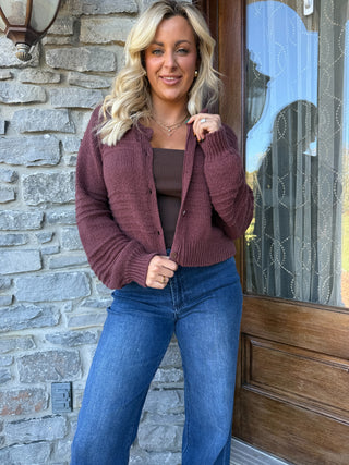 BETWEEN THE LINES CARDIGAN (SANDALWOOD) - Z SUPPLY koi