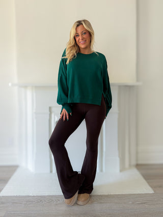 TRENTON CREW NECK OVERSIZED LONG SLEEVE