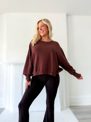 TRENTON CREW NECK OVERSIZED LONG SLEEVE