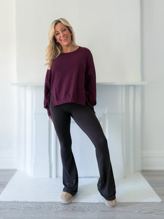 TRENTON CREW NECK OVERSIZED LONG SLEEVE