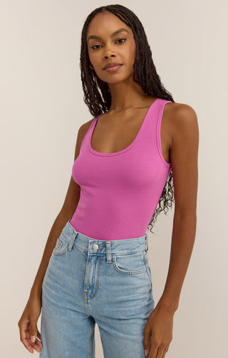 ESSY RIB TANK TOP (RASPBERRY SORBET) - Z SUPPLY