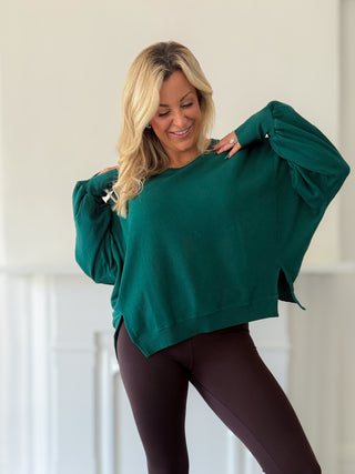 TRENTON CREW NECK OVERSIZED LONG SLEEVE