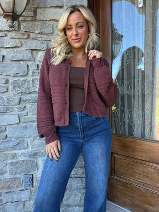 BETWEEN THE LINES CARDIGAN (SANDALWOOD) - Z SUPPLY koi