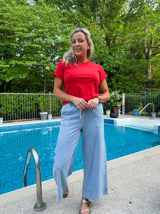 WESTON LUXE SOFT DENIM PANT - Z SUPPLY