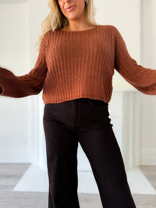 ROSALIA SWEATER (RUST - SADIE SAGE