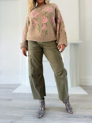 LASSO BAGGY FIT PANT (OLIVE)