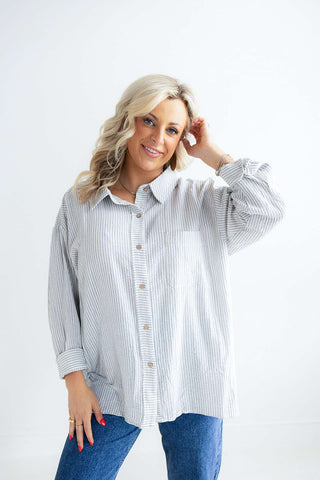 STRIPE GAUZE BUTTONDOWN SHIRTS