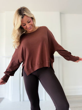 TRENTON CREW NECK OVERSIZED LONG SLEEVE