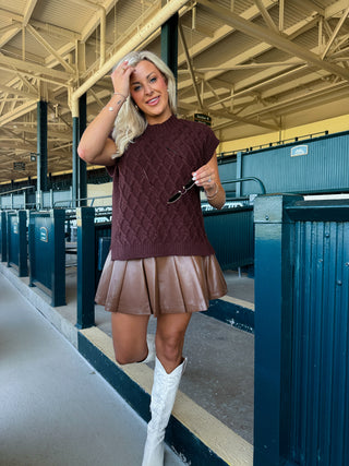 BRIANA TOP CAPPUCCINO SWEATER
