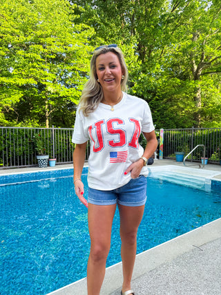 FLAG BOYFRIEND TEE - Z SUPPLY