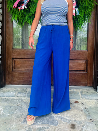 SUGARLOAF (COBALT) PANT - SADIE & SAGE